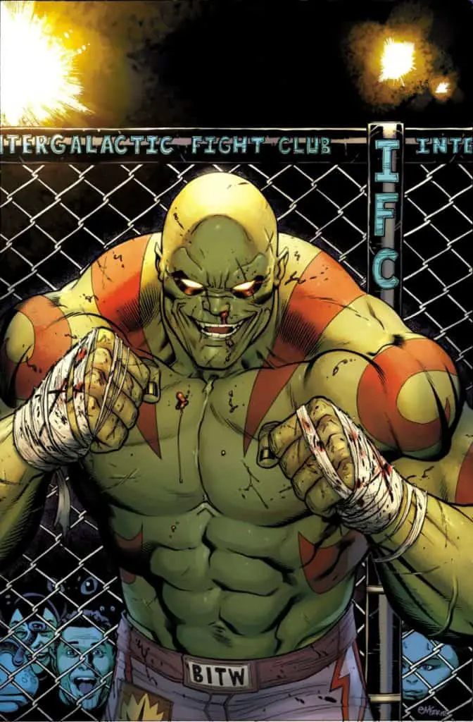 Drax #1 cover by Ed McGuinness, co-wrote by CM Punk
