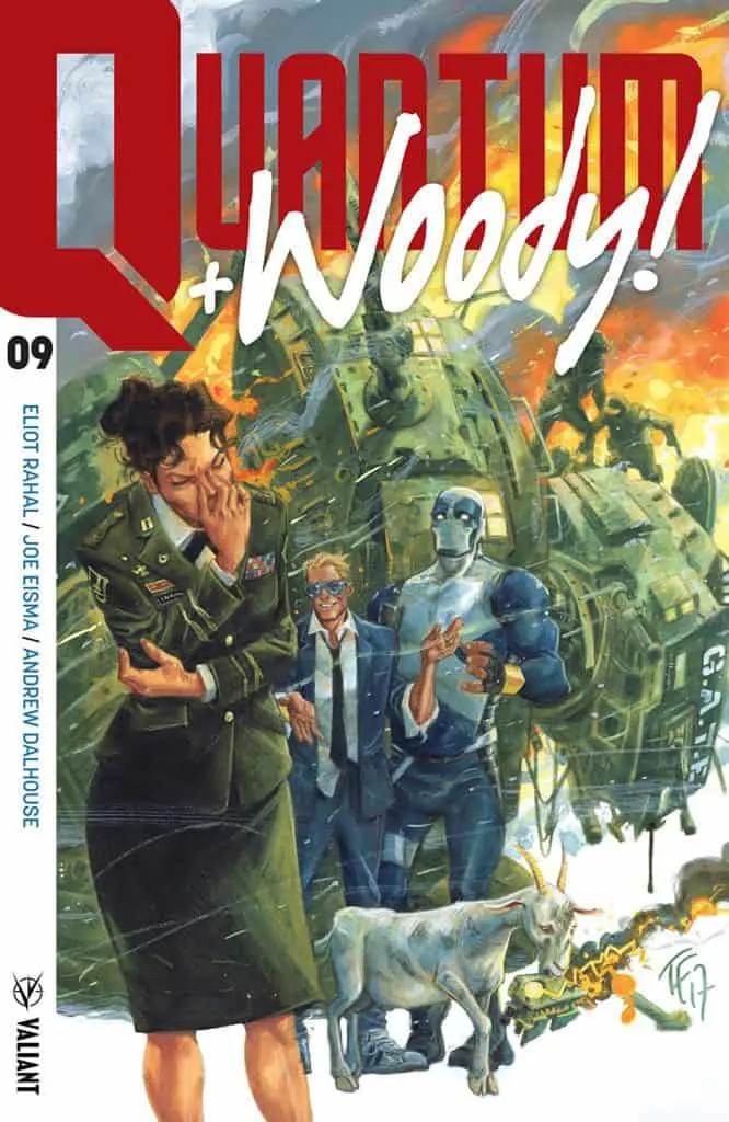 Quantum and Woody! #9 - Cover A by Tom Fowler