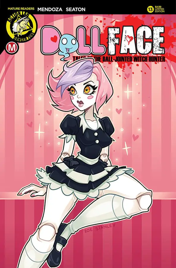 DollFace #13 - Cover C – Zoe Stanley Pin-up variant cover