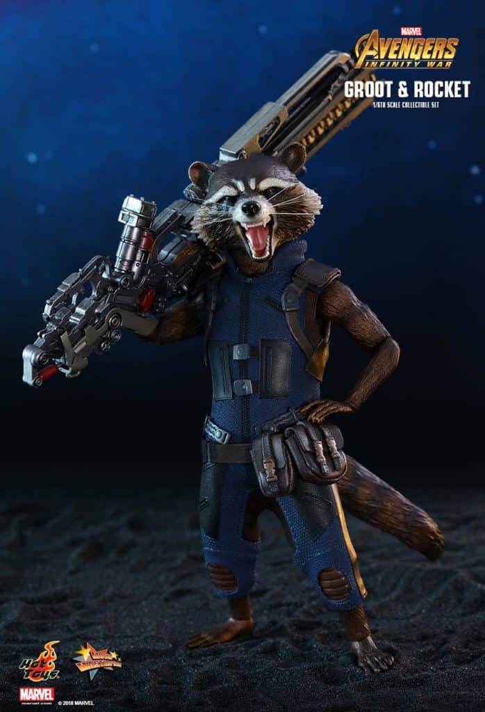 Teen Groot and Rocket by Hot Toys