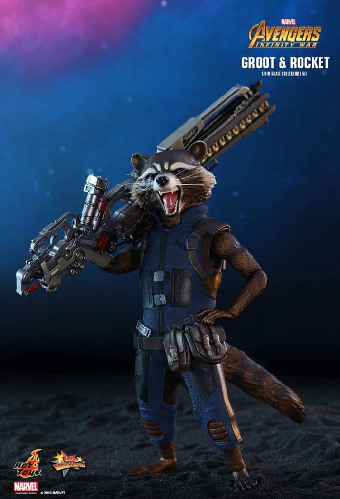 Teen Groot and Rocket by Hot Toys