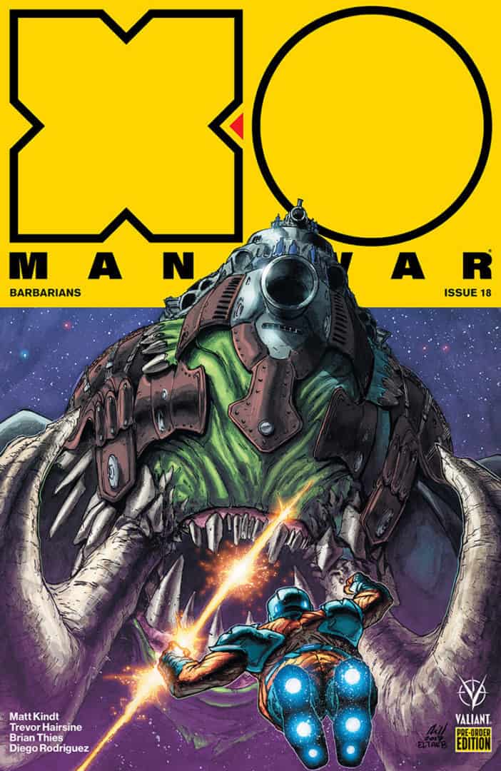 X-O MANOWAR #18 - Pre-Order Edition Variant by Shane Davis