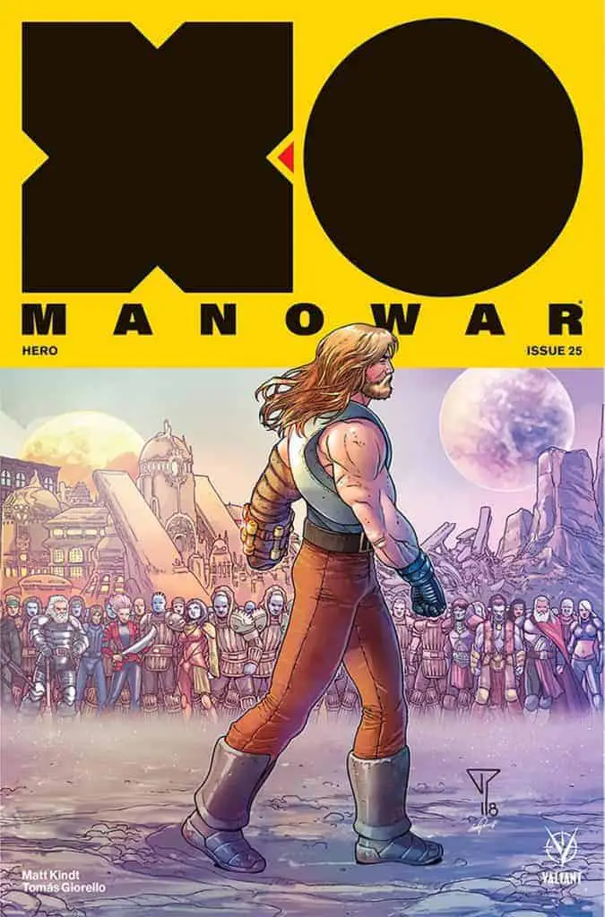 X-O Manowar #25 - Interlocking Variant