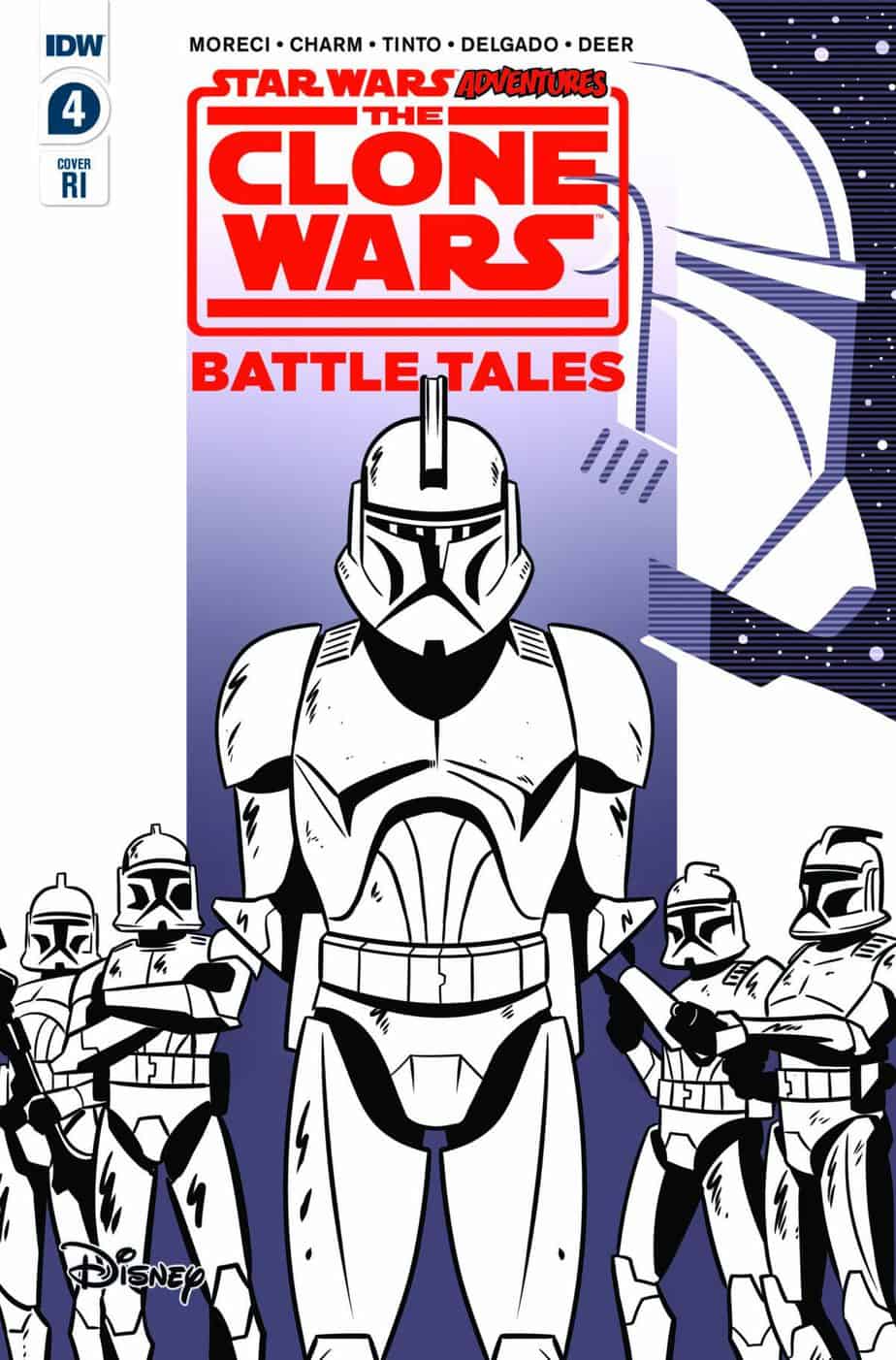 STAR WARS ADVENTURES: CLONE WARS – Battle Tales #4 - Retailer Incentive Cover