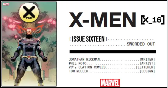 X-MEN #16 preview feature