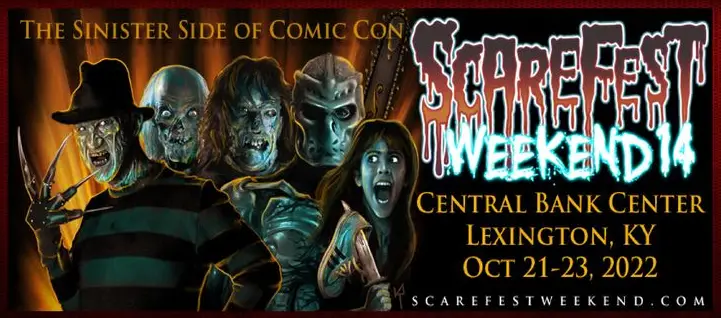 Scarefest weekend banner